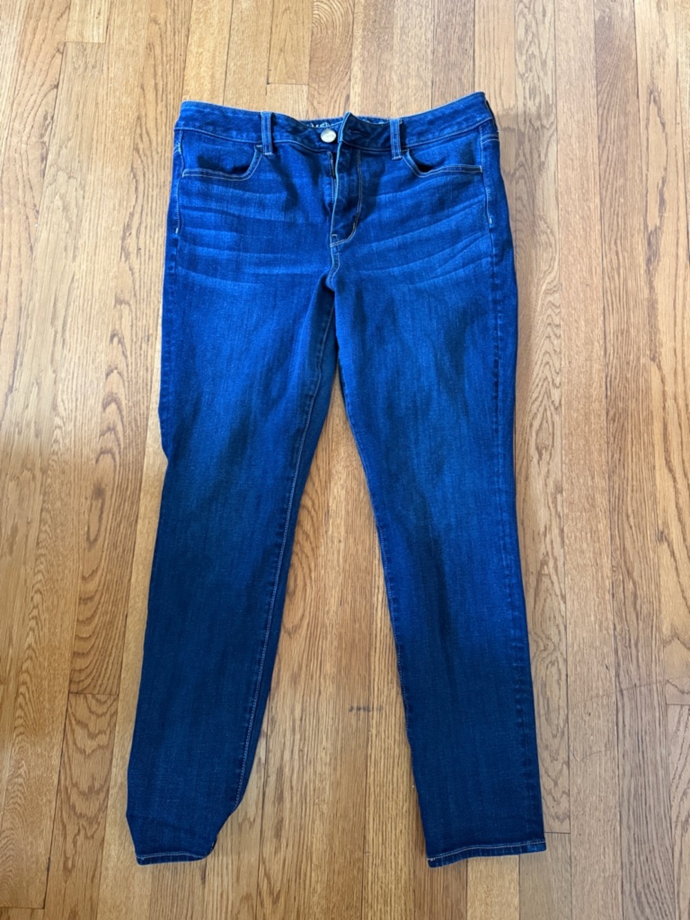 American Eagle Outfitters Dark Blue Stretch Jeggings